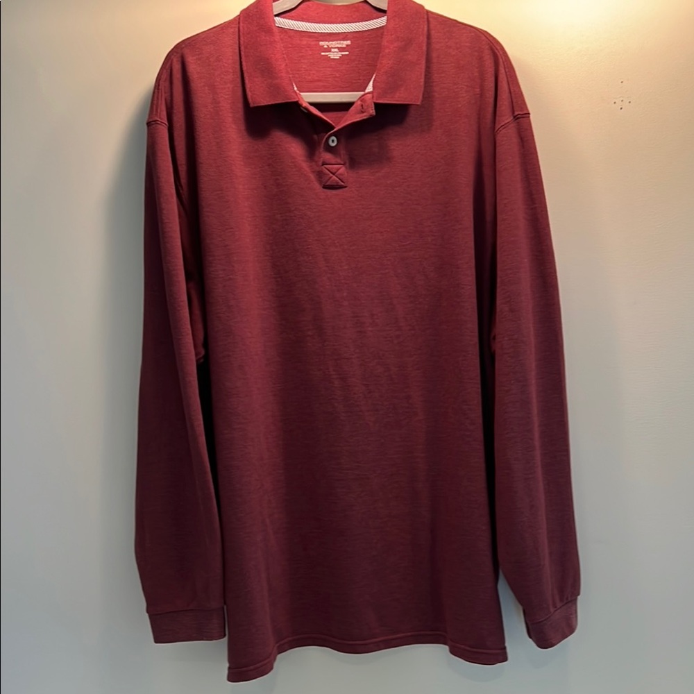 Men's Burgundy Polo Shirt